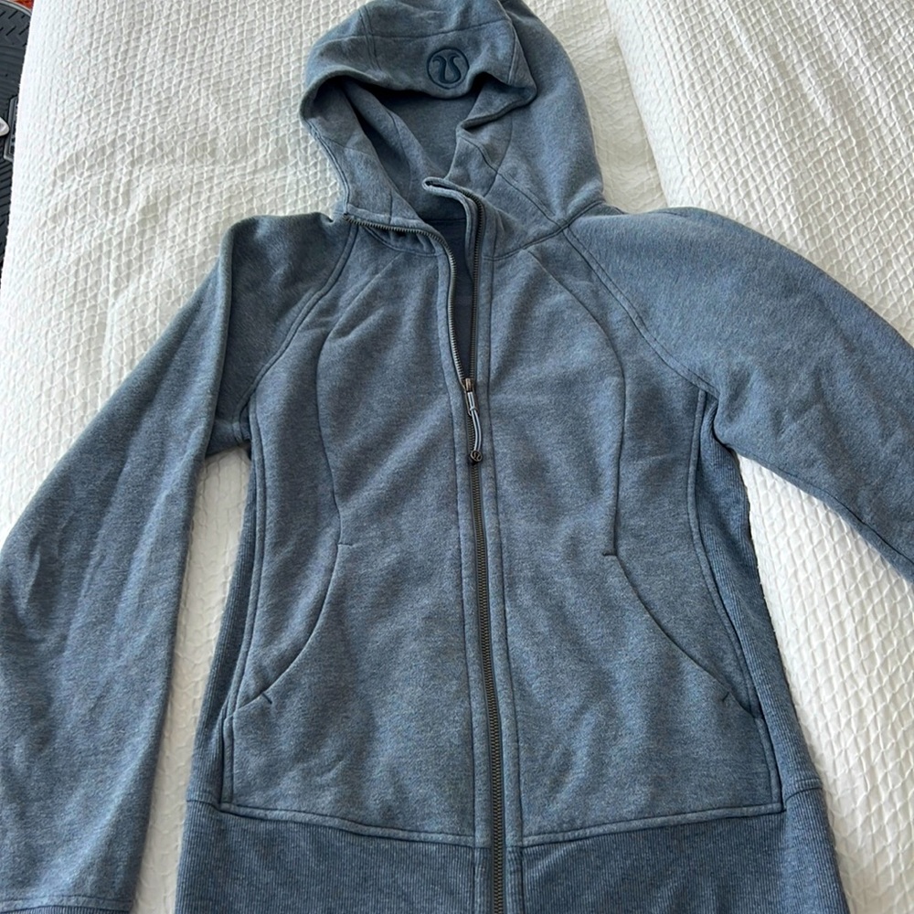 Lululemon blue full zip hoodie